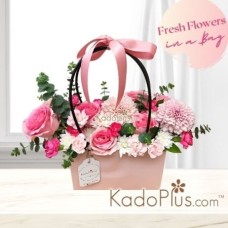 Splendeur Box: Flower Bag Pink